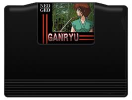 Cartridge artwork for Ganryu on the SNK Neo-Geo AES.