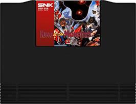 Cartridge artwork for King Of The Monsters on the SNK Neo-Geo AES.