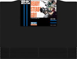 Cartridge artwork for Metal Slug 5 on the SNK Neo-Geo AES.
