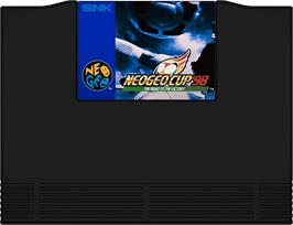 Cartridge artwork for Neo-geo Cup '98 - The Road To The Victory on the SNK Neo-Geo AES.
