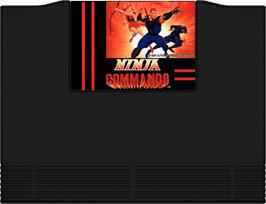 Cartridge artwork for Ninja Commando on the SNK Neo-Geo AES.