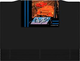 Cartridge artwork for Over Top on the SNK Neo-Geo AES.