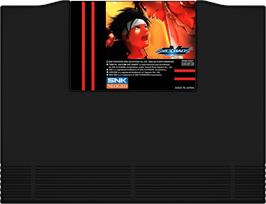 Cartridge artwork for SNK vs. Capcom - SVC Chaos on the SNK Neo-Geo AES.