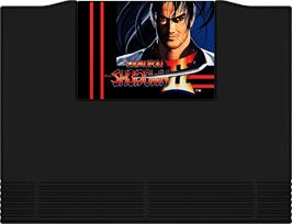 Cartridge artwork for Samurai Shodown 2 on the SNK Neo-Geo AES.
