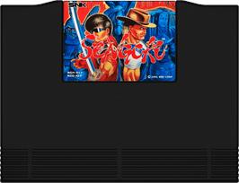 Cartridge artwork for Sengoku on the SNK Neo-Geo AES.