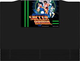 Cartridge artwork for Soccer Brawl on the SNK Neo-Geo AES.
