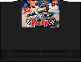 Cartridge artwork for Thrash Rally on the SNK Neo-Geo AES.