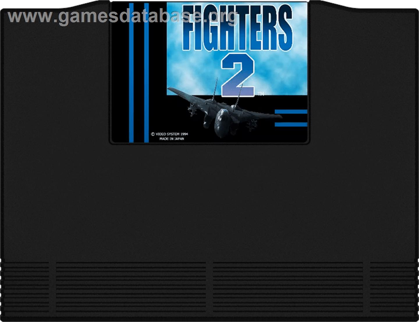 Aero Fighters 2 - SNK Neo-Geo AES - Artwork - Cartridge