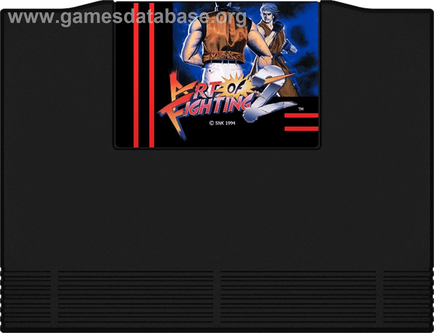 Art of Fighting 2 - SNK Neo-Geo AES - Artwork - Cartridge