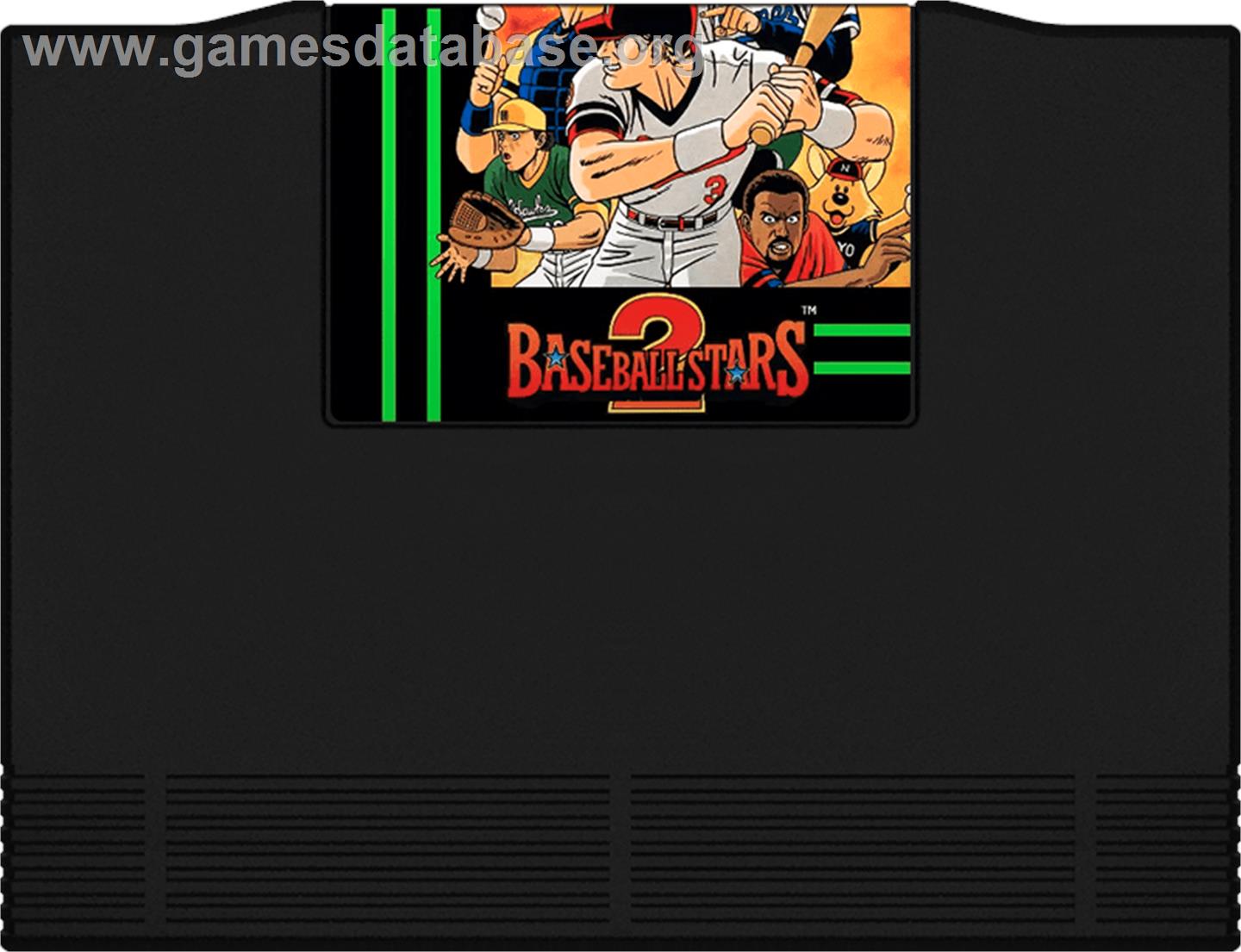Baseball Stars 2 - SNK Neo-Geo AES - Artwork - Cartridge