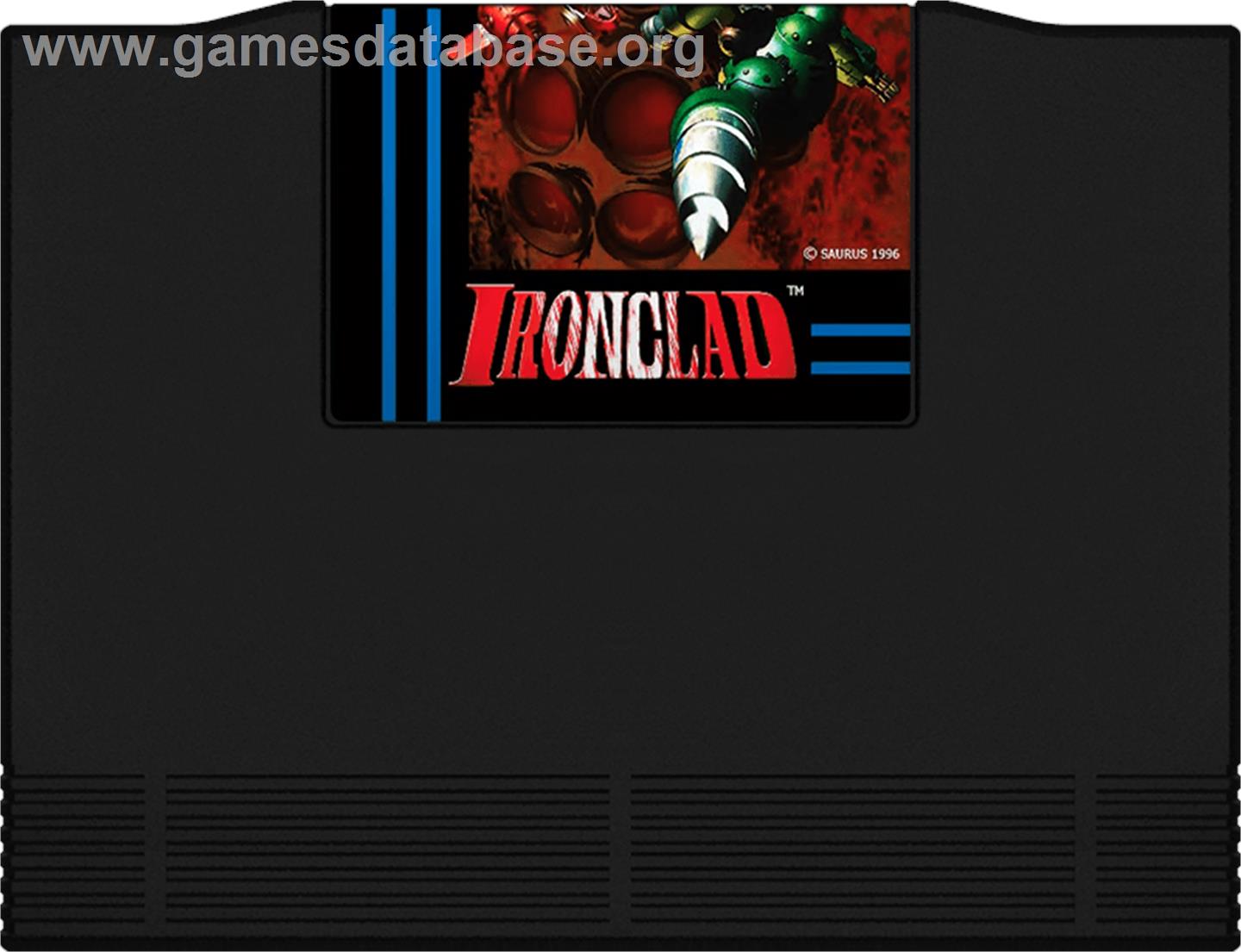 Choutetsu Brikin'ger - Iron Clad - SNK Neo-Geo AES - Artwork - Cartridge