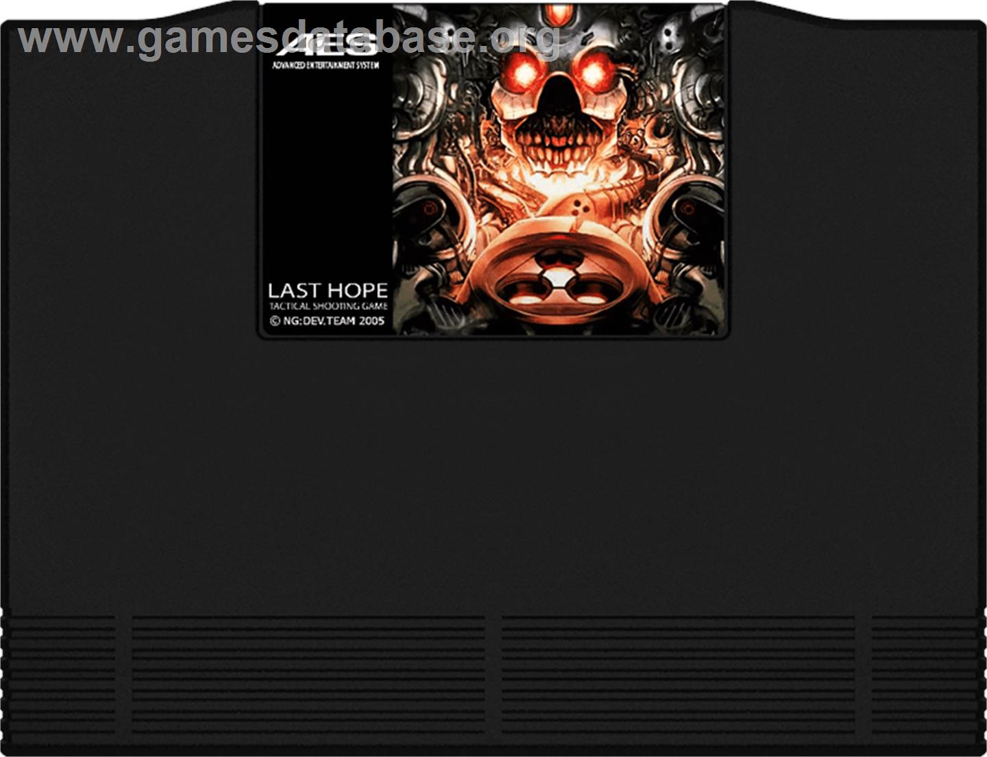 Last Hope - SNK Neo-Geo AES - Artwork - Cartridge