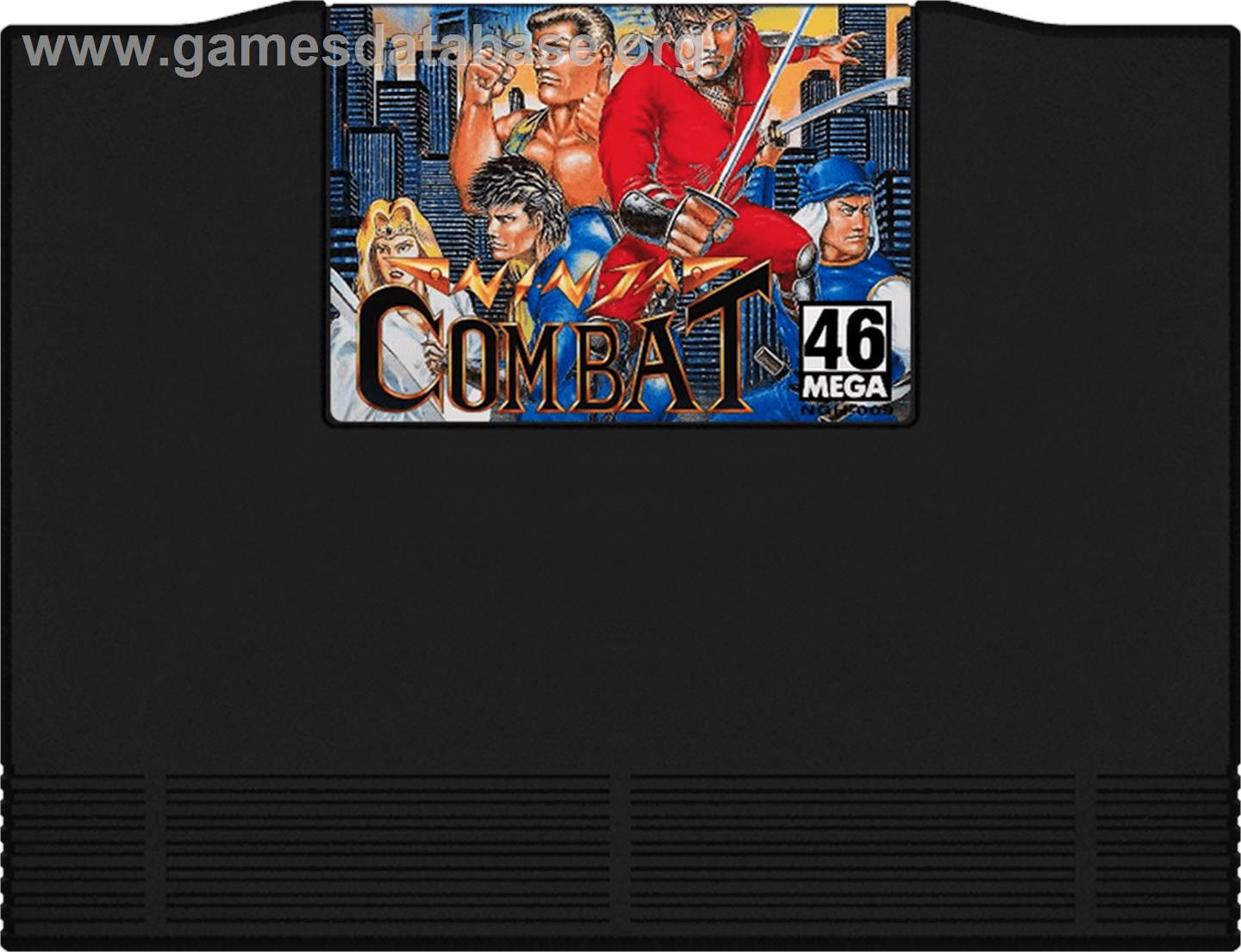 Ninja Combat - SNK Neo-Geo AES - Artwork - Cartridge