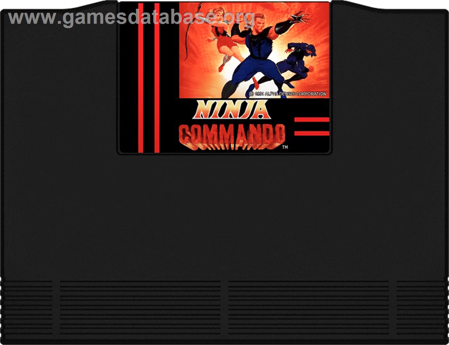 Ninja Commando - SNK Neo-Geo AES - Artwork - Cartridge