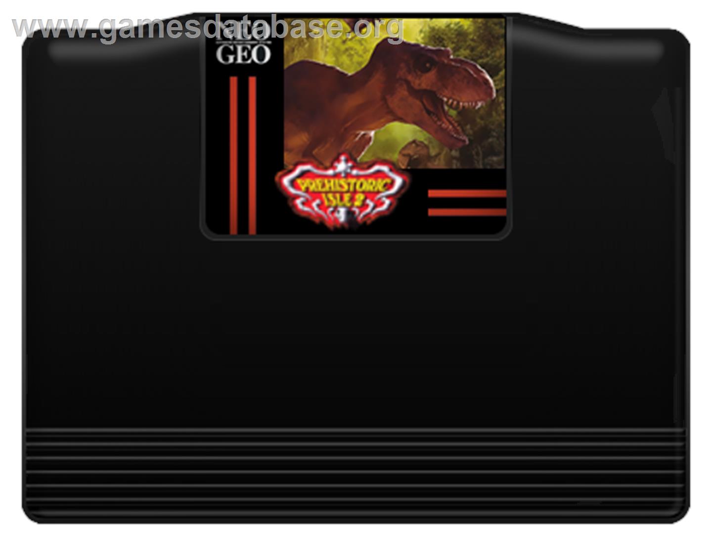 Prehistoric Isle 2 - SNK Neo-Geo AES - Artwork - Cartridge