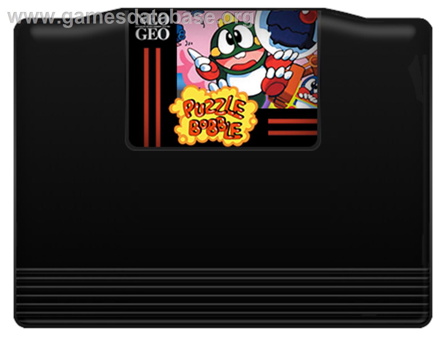Puzzle Bobble - SNK Neo-Geo AES - Artwork - Cartridge