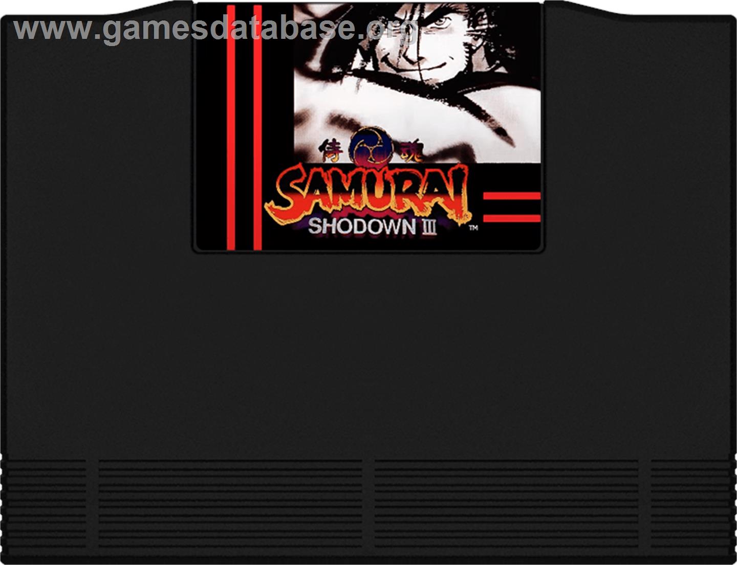 Samurai Shodown 3 - SNK Neo-Geo AES - Artwork - Cartridge