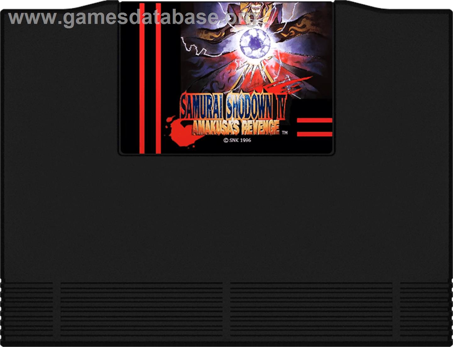 Samurai Shodown 4 - SNK Neo-Geo AES - Artwork - Cartridge