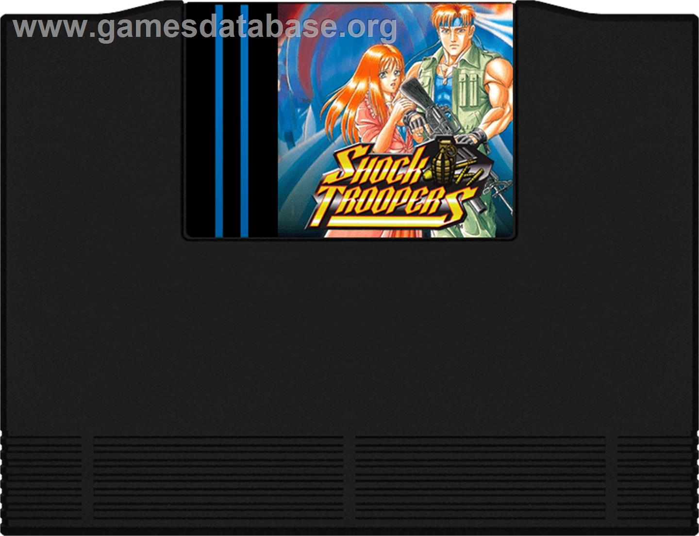 Shock Troopers - SNK Neo-Geo AES - Artwork - Cartridge