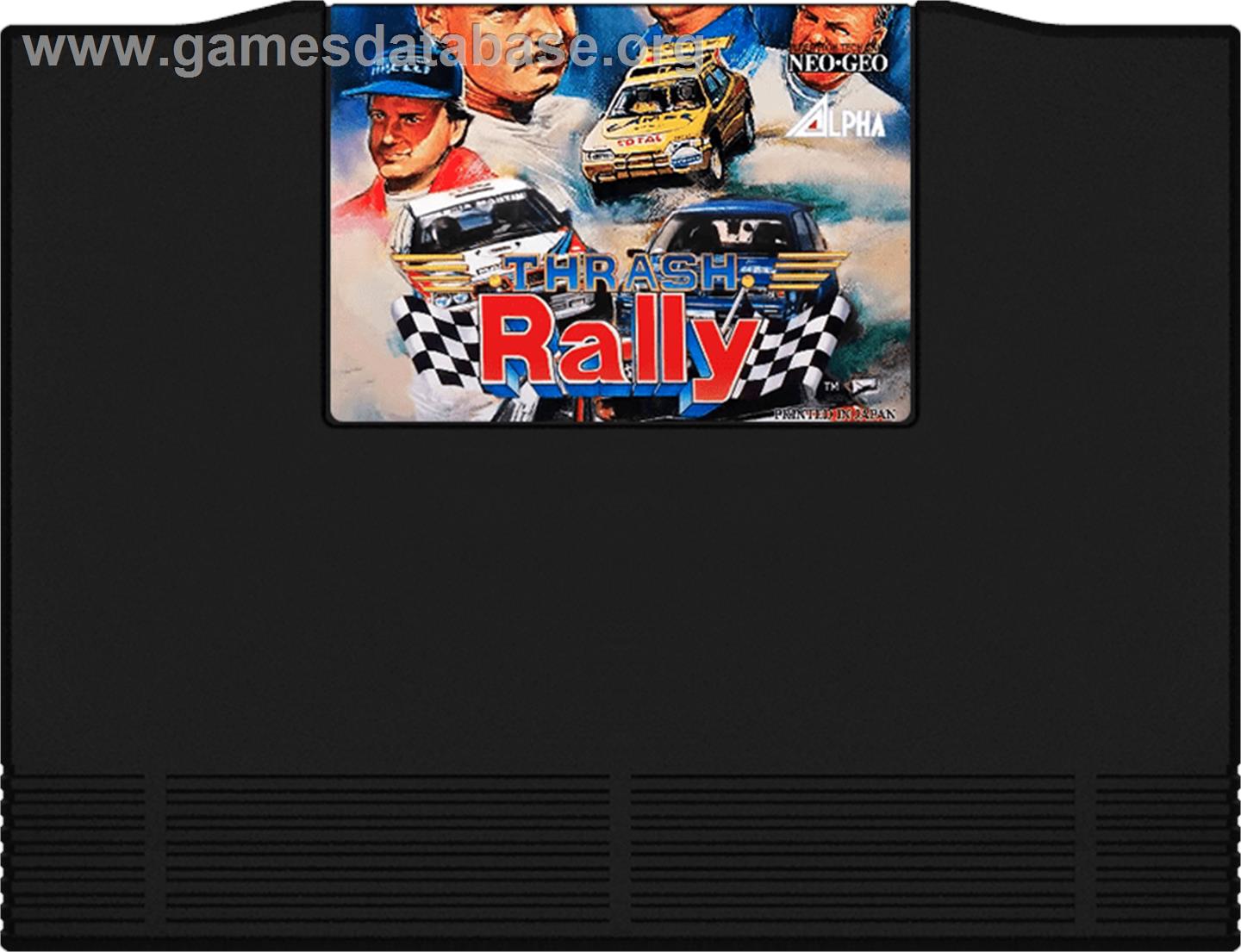 Thrash Rally - SNK Neo-Geo AES - Artwork - Cartridge