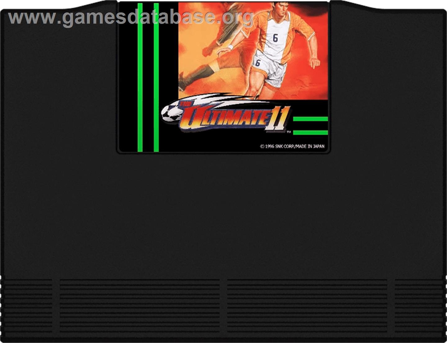 Ultimate 11: SNK Football Championship - SNK Neo-Geo AES - Artwork - Cartridge