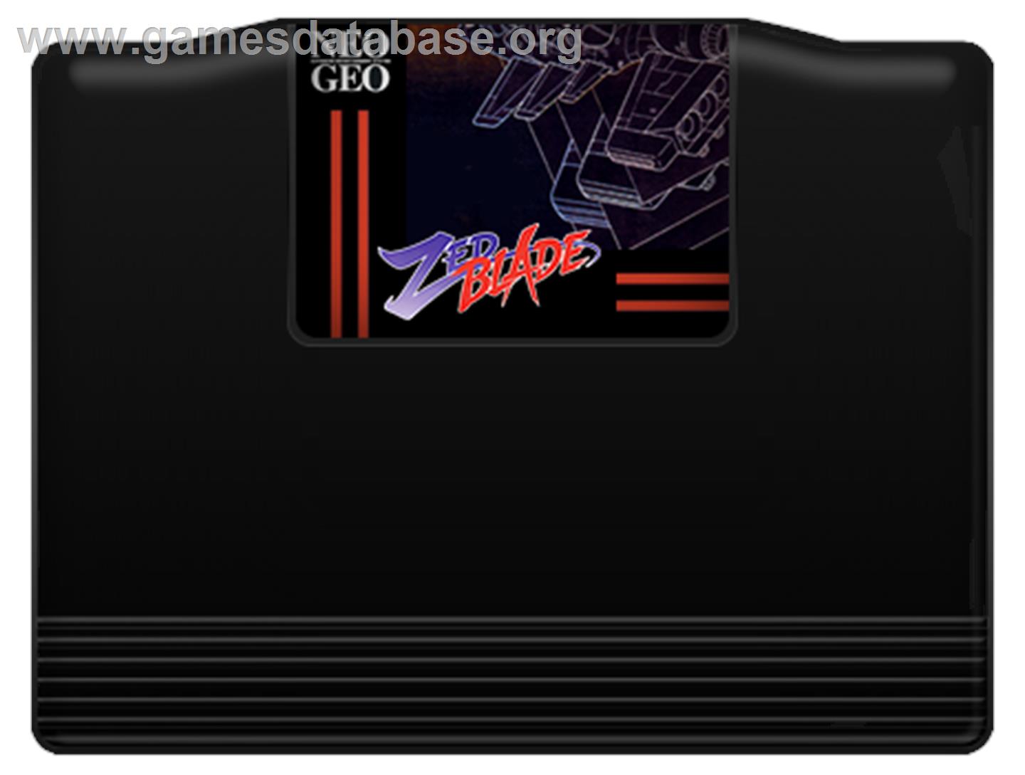 Zed Blade - SNK Neo-Geo AES - Artwork - Cartridge