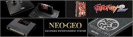 Arcade Cabinet Marquee for Fatal Fury 2.