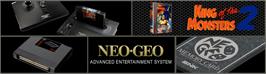 Arcade Cabinet Marquee for King Of The Monsters 2 - The Next Thing.