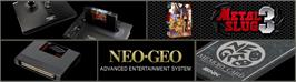 Arcade Cabinet Marquee for Metal Slug 3.