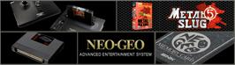 Arcade Cabinet Marquee for Metal Slug 5.