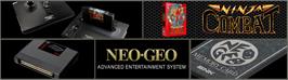Arcade Cabinet Marquee for Ninja Combat.