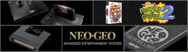 Arcade Cabinet Marquee for Puzzle Bobble 2.