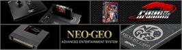 Arcade Cabinet Marquee for Rage Of The Dragons.