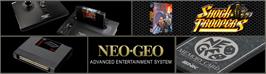 Arcade Cabinet Marquee for Shock Troopers.
