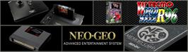 Arcade Cabinet Marquee for Tecmo World Soccer '96.