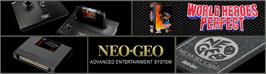 Arcade Cabinet Marquee for World Heroes Perfect.