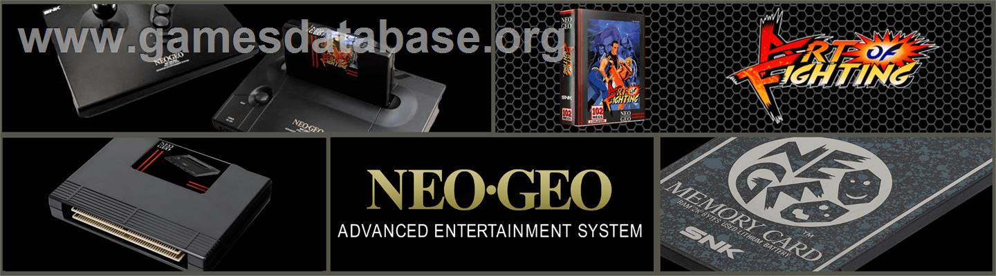 Art of Fighting - SNK Neo-Geo AES - Artwork - Marquee