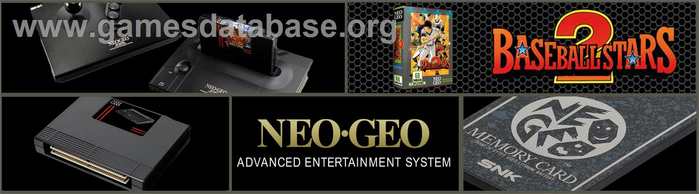Baseball Stars 2 - SNK Neo-Geo AES - Artwork - Marquee