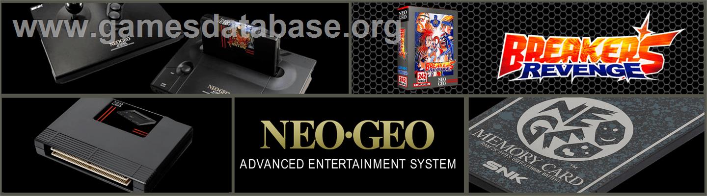 Breakers Revenge - SNK Neo-Geo AES - Artwork - Marquee
