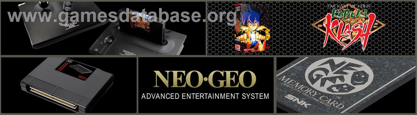 Far East of Eden - Kabuki Klash - SNK Neo-Geo AES - Artwork - Marquee
