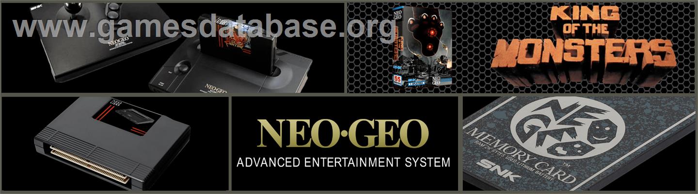 King Of The Monsters - SNK Neo-Geo AES - Artwork - Marquee