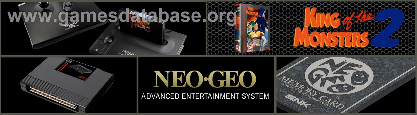 King Of The Monsters 2 - The Next Thing - SNK Neo-Geo AES - Artwork - Marquee