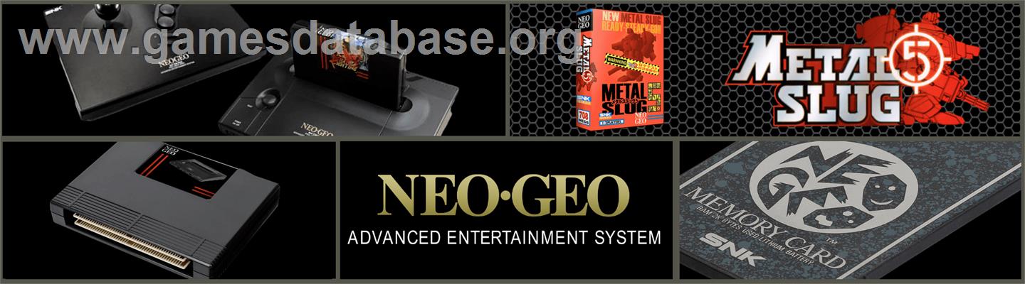 Metal Slug 5 - SNK Neo-Geo AES - Artwork - Marquee