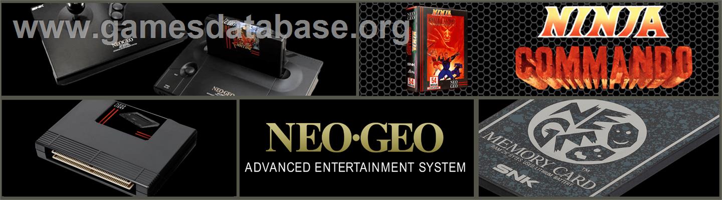 Ninja Commando - SNK Neo-Geo AES - Artwork - Marquee