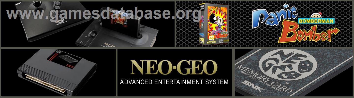 Panic Bomber - SNK Neo-Geo AES - Artwork - Marquee