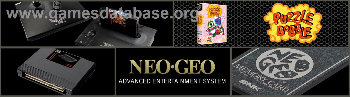 Puzzle Bobble - SNK Neo-Geo AES - Artwork - Marquee