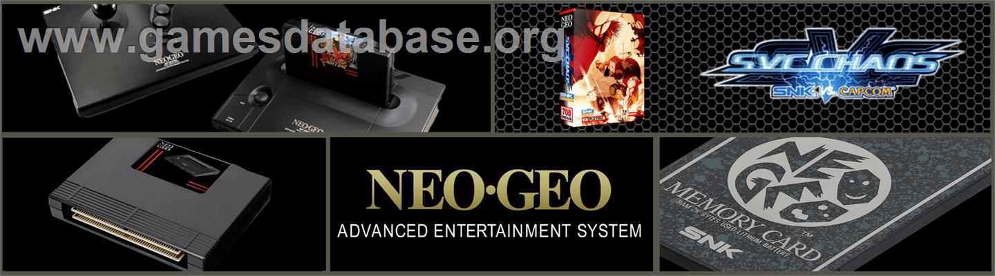 SNK vs. Capcom - SVC Chaos - SNK Neo-Geo AES - Artwork - Marquee