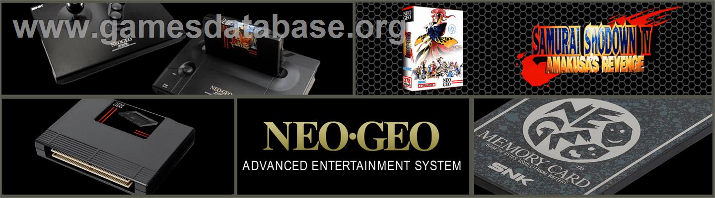 Samurai Shodown 4 - SNK Neo-Geo AES - Artwork - Marquee