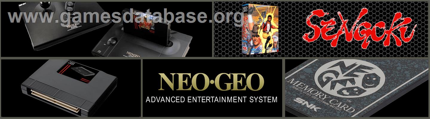Sengoku - SNK Neo-Geo AES - Artwork - Marquee
