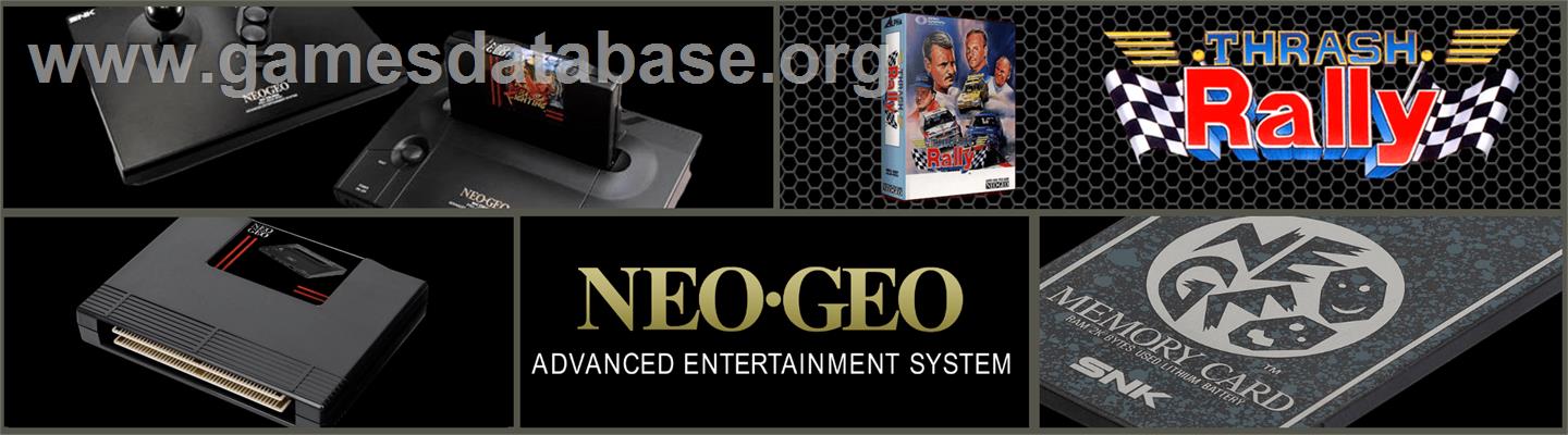 Thrash Rally - SNK Neo-Geo AES - Artwork - Marquee